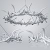 Alan Mizrahi AM1801 Antler Halo Resin | Chandeliers by Alan Mizrahi Lighting Design