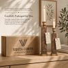 Walnut Candle Holders Set, Handmade Wooden Candlesticks, Luxury Home Decor Gifts, Modern Housewarming Gift | Bed Frame in Beds & Accessories by Vesta Corte