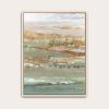 Earthen Layers Art Print - Organic Abstract Landscape | Prints in Paintings by Lara Eckerman Art