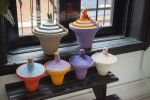 fret urns | Vase in Vases & Vessels by Charlie Sprout. Item made of fiber