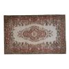 Vintage Hand Knotted Turkish Oushak Rug 5.8 x 9.1 | Area Rug in Rugs by Vintage Pillows Store. Item composed of cotton