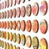 Three Hundred and Twenty Four World Map Dots Rainbow | Collage in Paintings by Amelia Coward