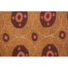 Suzani Wall Hanging Decor - Faded Chocolate Brown Suzani Bed | Tablecloth in Linens & Bedding by Vintage Pillows Store