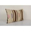 Organic Pillow, Handwoven Turkish Kilim Pillow, Tribal Sofa | Sham in Linens & Bedding by Vintage Pillows Store. Item composed of cotton and fiber