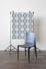 Lesson No. 5, Cobalt | Fabric in Linens & Bedding by Philomela Textiles & Wallpaper. Item made of cotton