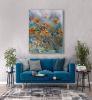 Orange Poppies | Prints by Brazen Edwards Artist. Item made of canvas with paper