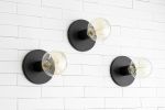 Minimalist Light Fixture -  - Model No. 2057 | Flush Mounts by Peared Creation. Item made of brass