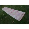 Handknotted Faded Turkish Oushak Runner - Stair Carpet | Runner Rug in Rugs by Vintage Pillows Store. Item made of cotton with fiber