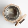 Unique Wooden Ice Bucket in White Oak | Drinkware by Alabama Sawyer
