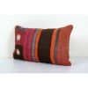 Striped Brown Anatolian Case,Vintage Organic Turkish | Cushion in Pillows by Vintage Pillows Store. Item made of cotton