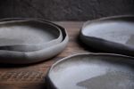 Serving platter - STC organic natural shape stoneware | Serveware by Laima Ceramics. Item made of stoneware works with minimalism style