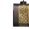 Arin Mesh Wide Hanging Lamp | Pendants by Home Blitz. Item made of brass works with minimalism & contemporary style