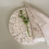 Round Terrazzo 16" - Neutral | Serving Tray in Serveware by Tropico Studio. Item composed of synthetic