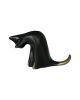 Grooming Cat in Bronze | Sculptures by YENNY COCQ