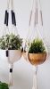 Minimalist Architectural Macrame Plant Hanger – 35” Handmade Indoor Planter | Plants & Landscape by Freefille