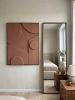 Contemporary Sculptural Wall Art - Textured 3D Painting - Modern Home Decor - Wabi Sabi - Stucco Art | Wall Sculpture in Wall Hangings by Vaiva Art Atelier