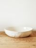 Large Serving Bowl in Milk | Serveware by Barton Croft. Item made of stoneware works with country & farmhouse & japandi style