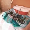 "The Escape Artist" Sherpa Blanket | Linens & Bedding by Greg "CRAOLA" Simkins