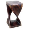 Haussmann® Original Wood Twist Stool 12 X 12 X 23 | Chairs by Haussmann®