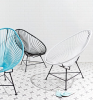 Acapulco Chairs | Accent Chair in Chairs by Innit Designs. Item composed of steel and synthetic