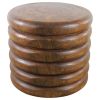 Haussmann® Mango Stacked Rings Table 20 D x 18 in High | Coffee Table in Tables by Haussmann®