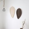 Set of XL mixed Leaf in Natural & Taupe | Wall Sculpture in Wall Hangings by YASHI DESIGNS by Bharti Trivedi