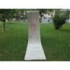 Traditional Distressed Overdyed Oushak Hall Runner Rug | Rugs by Vintage Pillows Store. Item made of cotton with fiber