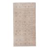 Mid Century Pastel Turkish Karapinar Rug with Modern Design | Area Rug in Rugs by Vintage Pillows Store. Item made of cotton