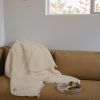 Alaia Sherpa Throw - COCONUT | Linens & Bedding by HOUSE NO.23