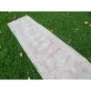 Faded Vintage Turkish Herki Kilim Runner 2'6'' X 10'4'' | Runner Rug in Rugs by Vintage Pillows Store. Item composed of wool and fiber