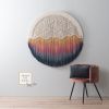 Circular Fiber Art Collection - AURORA | Wall Hangings by Rianne Aarts / Teddy and Wool Studio. Item made of fiber