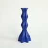 Medium Candlestick in Cobalt | Candle Holder in Decorative Objects by by Alejandra Design. Item composed of metal