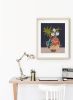 Indigo Ikebana | Prints by Birdsong Prints. Item composed of paper