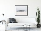 Minimalist coastal wall art, "Old Pier" photography print | Photography by PappasBland. Item composed of paper in minimalism or contemporary style