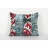 Ikat Velvet Patchwork Pillow - Unusual Silk Uzbek Pillow - T | Cushion in Pillows by Vintage Pillows Store