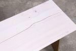 White Washed Maple Bench | Benches & Ottomans by Urban Lumber Co.. Item composed of maple wood