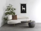 LLAMAS Handwoven Tapestry, Ébano, Set of 2 | Wall Hangings by ANDEAN. Item composed of wool and bronze in contemporary or traditional style