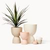 Stoneware Stacked Planters | Vases & Vessels by Franca NYC. Item made of stoneware compatible with boho and minimalism style