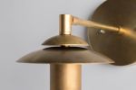 Brass Sconce - Rustic Wall Sconce - Model No. 5065 | Sconces by Peared Creation. Item made of brass