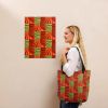 Tote Bag - No Brake Zone - Op Art Geometric Motion | Work by Eman's Gallery