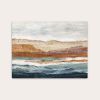 Ember Cliffs Art Print - Earthy Landscape | Prints in Paintings by Lara Eckerman Art