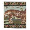 Vintage Tiger Kilim Rug - Animal Tapestry 6'8" X 9'4" | Area Rug in Rugs by Vintage Pillows Store. Item composed of cotton and fiber