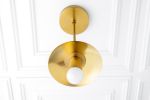 Minimalist Pendant Light - Model No. 5848 | Pendants by Peared Creation. Item composed of brass