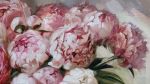 Peony painting, Oil painting original, Large floral painting | Oil And Acrylic Painting in Paintings by Natart. Item composed of canvas & synthetic compatible with contemporary style