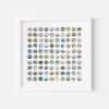 One Hundred Vintage Encyclopedia Dots Collage #3 | Paintings by Amelia Coward