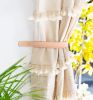Leather Curtain Tieback [Round End] | Strap in Storage by Keyaiira | leather + fiber | Artist Studio in Santa Rosa. Item composed of leather