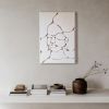 3D Geometric Portrait Art: Textured Beige & White Wall Sculpture | Wall Hangings by Vaiva Art Atelier