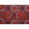 Silk Red Suzani Tapestry With Floral Design, Suzani Wall Han | Tablecloth in Linens & Bedding by Vintage Pillows Store