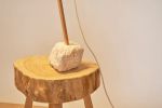 Table Lamp | Lamps by VANDENHEEDE FURNITURE-ART-DESIGN. Item composed of wood & stone compatible with boho and contemporary style