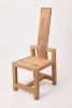 Massive Oak Armchair, Rustic, Burnt Wood, Black, Charred, Handmade | Chairs by Logniture
